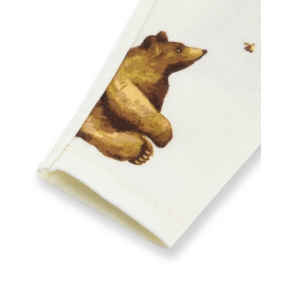 MILKBARN 2T/3T Honey Bear Stretch Active Legging NWT - Picture 4 of 4